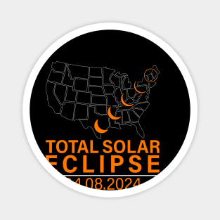 Solar Eclipse 2024 Magnet